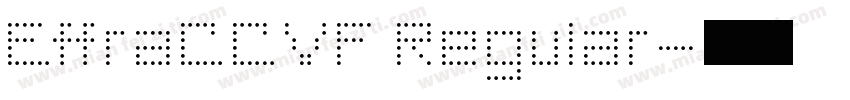 EffraCCVF Regular字体转换